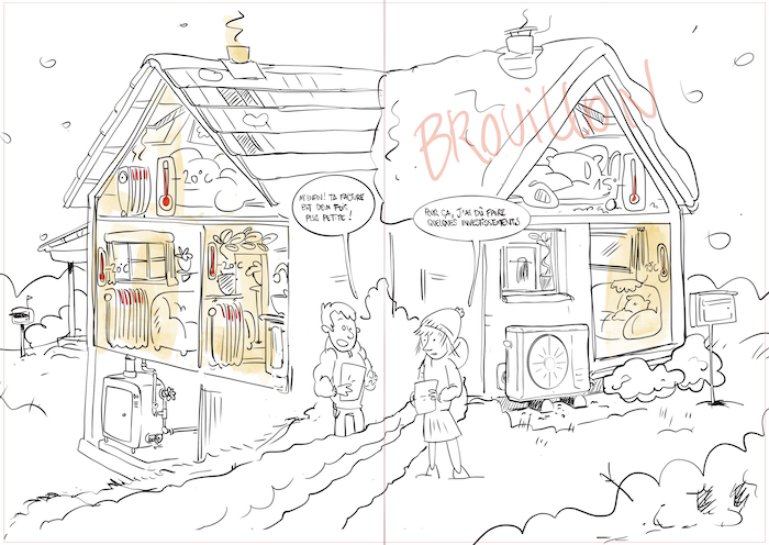 brouillon maison